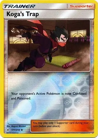 Unbroken Bonds Koga’s Trap #177/214 reverse holo